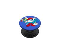 Pitufos Big Papa Pitufina Inteligente Dibujos Animados Retro 80s 90s Pose PopSockets PopGrip Adhesivo