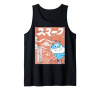 Pitufos Big Papa Pitufo Village Tokio Japón Divertido póster clásico Camiseta sin Mangas