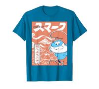 Pitufos Big Papa Pitufos Village Tokio Japón clásico Divertido póster Camiseta