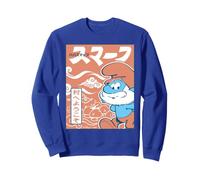 Pitufos Big Papa Pitufos Village Tokio Japón clásico Divertido póster Sudadera