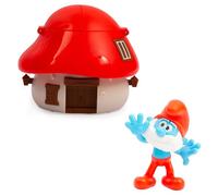 Pitufos - Casitas con figuras de Pitufos Sorpresa, 6 modelos de casitas diferentes para coleccionar, Lanza confeti cuando se abre, Figuritas de Pitufos de 5 cm, Para niños de 3 años, Famosa (PUF13000)