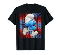 Pitufos Fuerte Pitufo Deportivo Campeón Activo Jugador Divertido Retro Camiseta