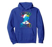 Pitufos Fuertes Pitufos Power Workout Gym Clásico Fuerte Fitness Sudadera con Capucha