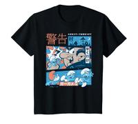 Pitufos Gargamel Tokio Japón Ataque Pitufo Pueblo Atraco Camiseta
