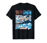 Pitufos Gargamel Tokio Japón Ataque Pitufo Pueblo Atraco Camiseta
