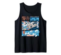 Pitufos Gargamel Tokio Japón Ataque Pitufo Pueblo Atraco Camiseta sin Mangas