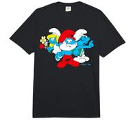 Pitufos Gran Papa Pitufina Inteligente De Dibujos Animados 80s 90s Pose Retro Comfort Colors Adult Heavyweight T-Shirt