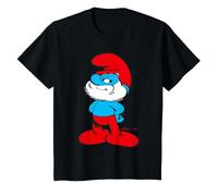 Pitufos Gran Papa Sabio Viejo Inteligente Genio Maestro Pose Clásico Camiseta