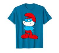 Pitufos Gran Papa Sabio Viejo Inteligente Genio Pose Maestro Clásico Camiseta