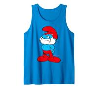 Pitufos Gran Papa Sabio Viejo Inteligente Genio Pose Maestro Clásico Camiseta sin Mangas