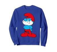 Pitufos Gran Papa Sabio Viejo Inteligente Genio Pose Maestro Clásico Sudadera