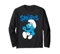 Pitufos Jokey Pitufo Happy Days Feeling Good Fun Friends Retro Manga Larga