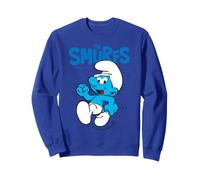 Pitufos Jokey Pitufo Happy Days Sentirse Bien Retro Divertido Amigos Sudadera