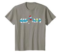 Pitufos Kids Big Papa Team Cartoon 80s 90s Cute Retro Classic Camiseta