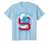 Pitufos Kids College Varsity Smurf Brainy University G amiseta