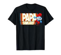 Pitufos Papa Pitufo Cabra Día del Padre Papá Mejor Amigo Clásico Camiseta