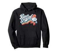 Pitufos Papa Pitufo Papá Abuelo Día del Padre Mejor Amigo Retro Sudadera con Capucha