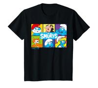 Pitufos Personajes Principales Collage Papa Pitufina Gargamel Retro Camiseta