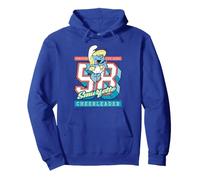 Pitufos Pitufina College University Cheerleader 50s Atlético Sudadera con Capucha