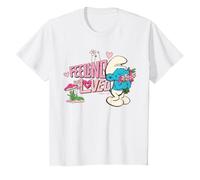 Pitufos Pitufina Día de San Valentín Sentirse Amado Corazón Clásico Camiseta