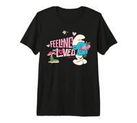 Pitufos Pitufina Día de San Valentín Sentirse Amado Corazón Clásico Camiseta Premium