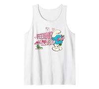Pitufos Pitufina Día de San Valentín Sentirse Amado Corazón Clásico Camiseta sin Mangas