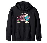 Pitufos Pitufina Día de San Valentín Sentirse Amado Corazón Clásico Sudadera con Capucha