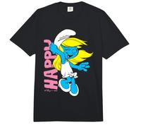 Pitufos Pitufina Feliz Sonrisa Amigos De Dibujos Animados 80s 90s Clásico Comfort Colors Adult Heavyweight T-Shirt