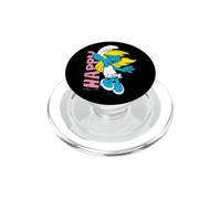 Pitufos Pitufina Feliz Sonrisa Amigos De Dibujos Animados 80s 90s Clásico PopSockets PopGrip para MagSafe