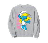 Pitufos Pitufina Feliz Sonrisa Amigos De Dibujos Animados Clásico 80s 90s Sudadera
