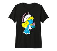 Pitufos Pitufina Girly Pretty Flowers Queen Bee Love Classic Camiseta Premium
