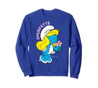 Pitufos Pitufina Girly Pretty Flowers Queen Classic Bee Love Sudadera
