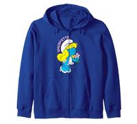 Pitufos Pitufina Girly Pretty Flowers Queen Classic Bee Love Sudadera con Capucha