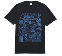 Pitufos Pitufina Love Story Valentines Tokyo Street Classic Comfort Colors Adult Heavyweight T-Shirt