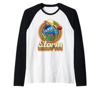 Pitufos Pitufina Tormenta Salvaje Jungla Aventura Clásico Amazon Camiseta Manga Raglan
