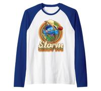 Pitufos Pitufina Tormenta Salvaje Selva Clásica Aventura Amazon Camiseta Manga Raglan