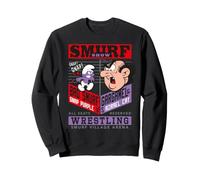 Pitufos Pitufos Bad Smurf Gargamel Varsity Wrestling Village Arena Sudadera