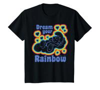 Pitufos Rainbow Dreams Happy Nap Sleepy Pitufo Daydream Retro Camiseta