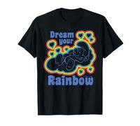 Pitufos Rainbow Dreams Happy Nap Sleepy Pitufo Daydream Retro Camiseta