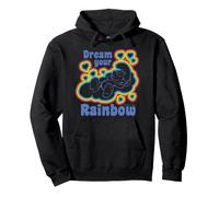 Pitufos Rainbow Dreams Happy Nap Sleepy Pitufo Daydream Retro Sudadera con Capucha