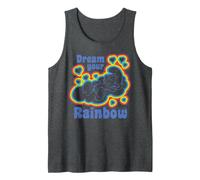 Pitufos Rainbow Dreams Happy Nap Sleepy Pitufo Retro Daydream Camiseta sin Mangas