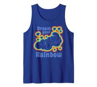 Pitufos Rainbow Dreams Happy Nap Sleepy Retro Pitufo Daydream Camiseta sin Mangas