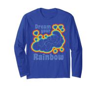 Pitufos Rainbow Dreams Happy Nap Sleepy Retro Pitufo Daydream Manga Larga