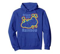 Pitufos Rainbow Dreams Happy Nap Sleepy Retro Pitufo Daydream Sudadera con Capucha