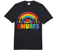 Pitufos Rainbow Village Colorido Amigos Cómic Arte Clásico Comfort Colors Adult Heavyweight T-Shirt