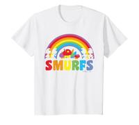 Pitufos Rainbow Village Colorido Amigos Cómic Clásico Arte Camiseta