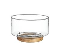 Pitycbo Bandeja para Servir Frutas Secas, Cuenco para Fiestas, Decoración de Bodas, Expositor para Fiestas, Cuenco para Aperitivos, Plato de Cristal para Frut, tal como se describe, m
