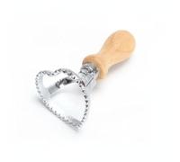 Pitycbo Cookie Cutter de Sellador de Raviolis Molde para Empanadillas Rodillo Corta de Pasta con Aleación de Roble Adecuado para Cocina Familiar y Elaboración de Postres, Corazón