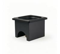 Pitycbo Lavavajillas Comercial Compacto Lavavasos de Encimera Enjuagador de Tazas Aclarador de Vasos con Mecanismo Central de Enjuague Rápido Adecuado para, Negro, Cuadrado