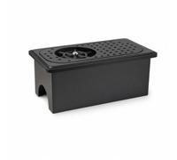 Pitycbo Lavavajillas Comercial Compacto Lavavasos de Encimera Enjuagador de Tazas Aclarador de Vasos con Mecanismo Central de Enjuague Rápido Adecuado para, Negro, Rectangular